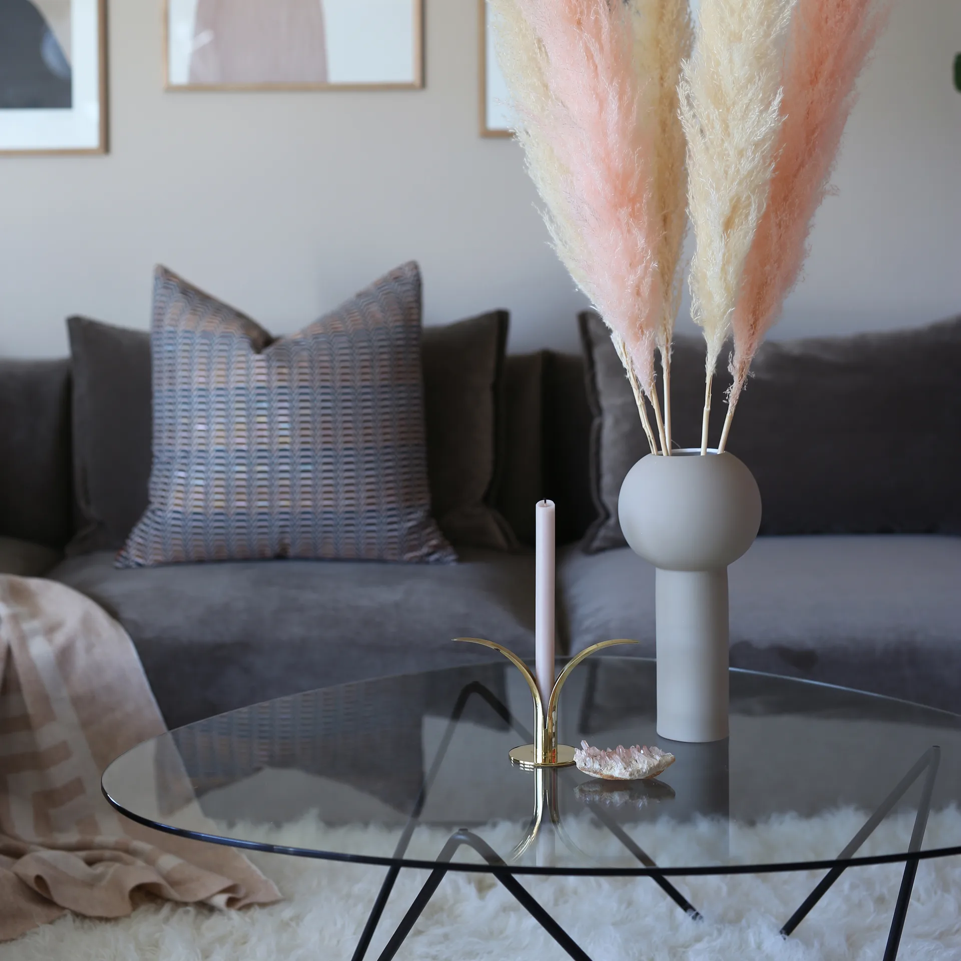 Wazon Pillar 32 cm, Grey Cooee Design