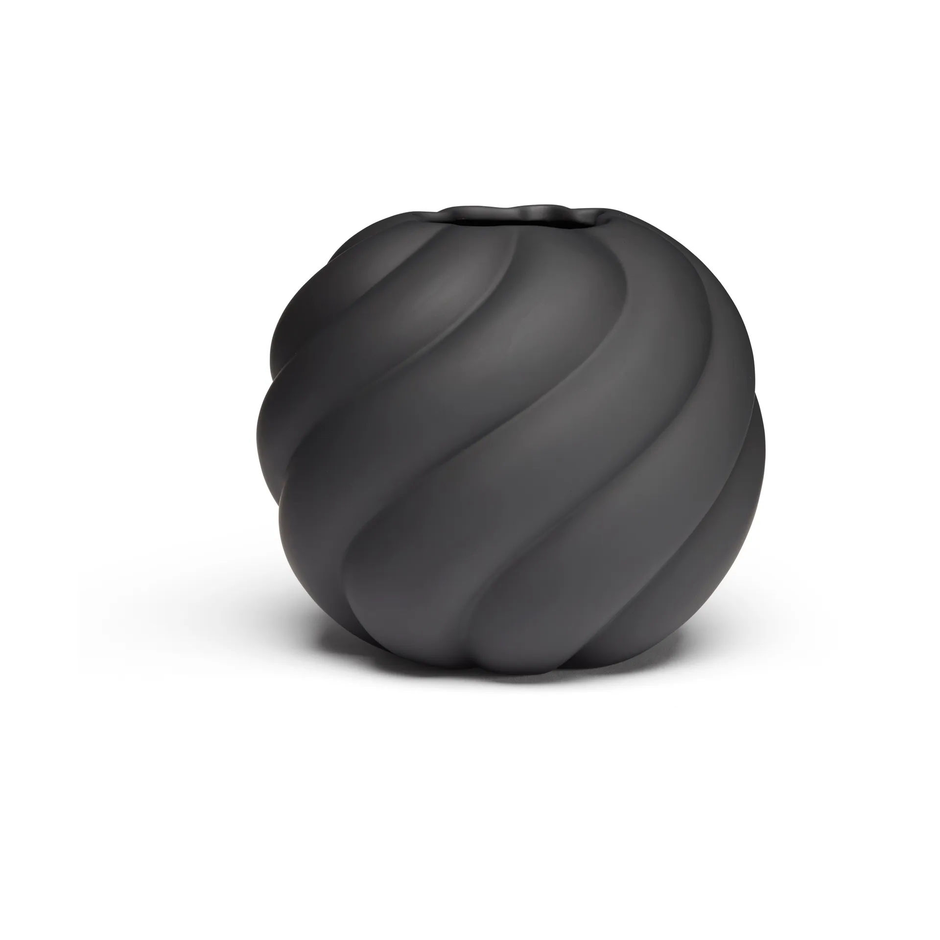 Wazon Twist Ball 12 cm, Black Cooee Design
