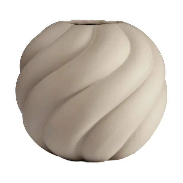 Wazon Twist Ball 12 cm, Sand Cooee Design