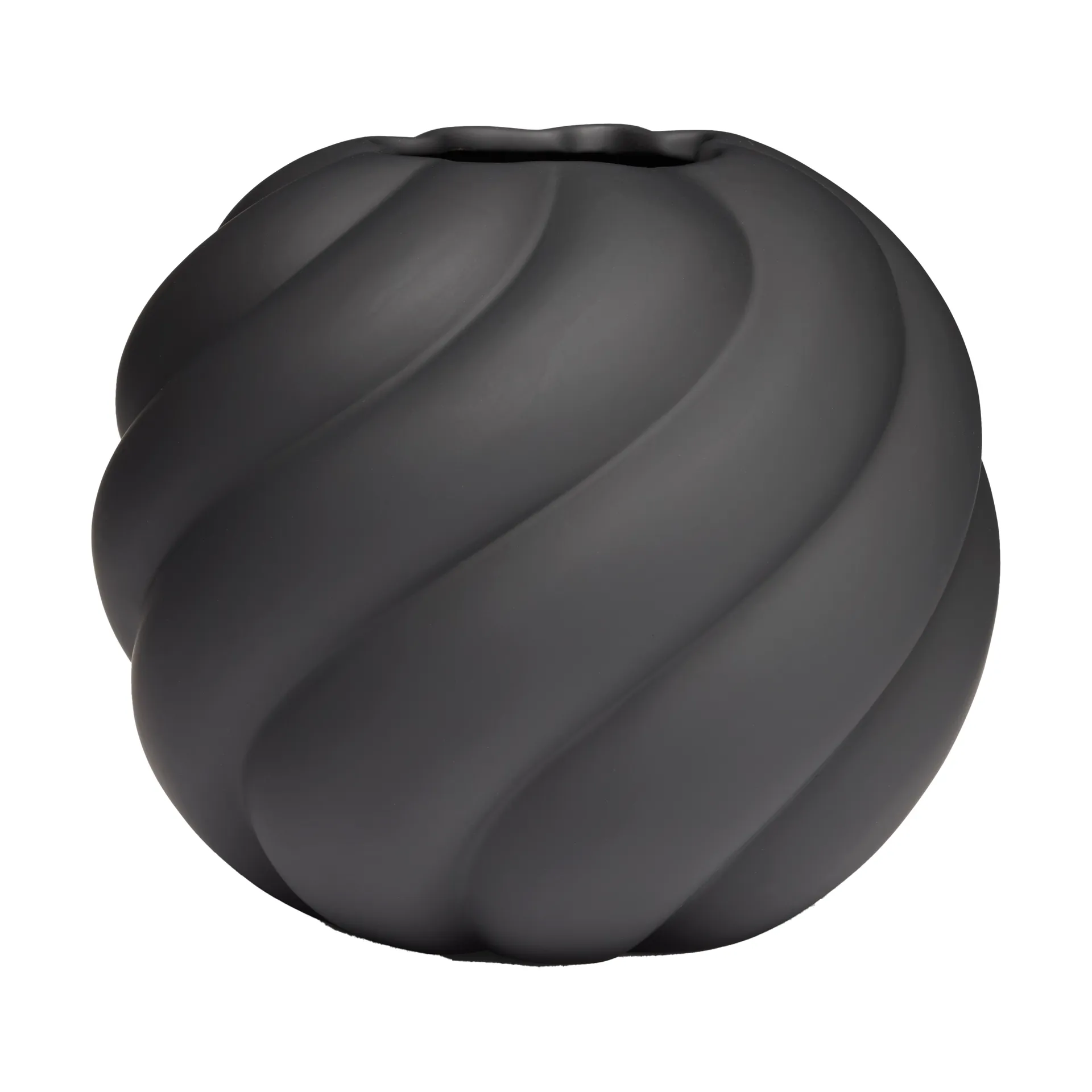 Wazon Twist ball 20 cm, Black Cooee Design