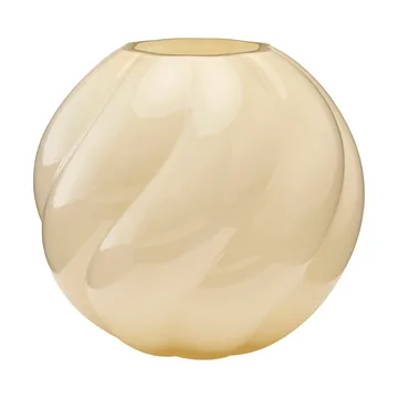Wazon Twist ball 20 cm - Butter yellow - Cooee Design