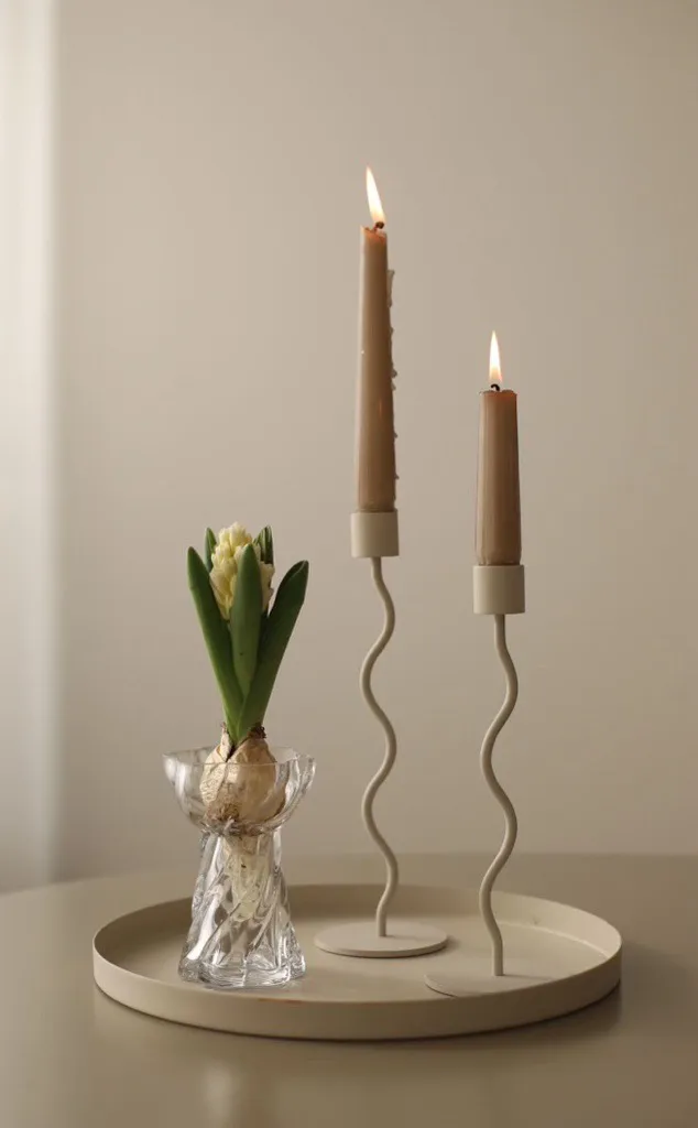 Wazon Twist Bulb 12,8 cm, Clear Cooee Design