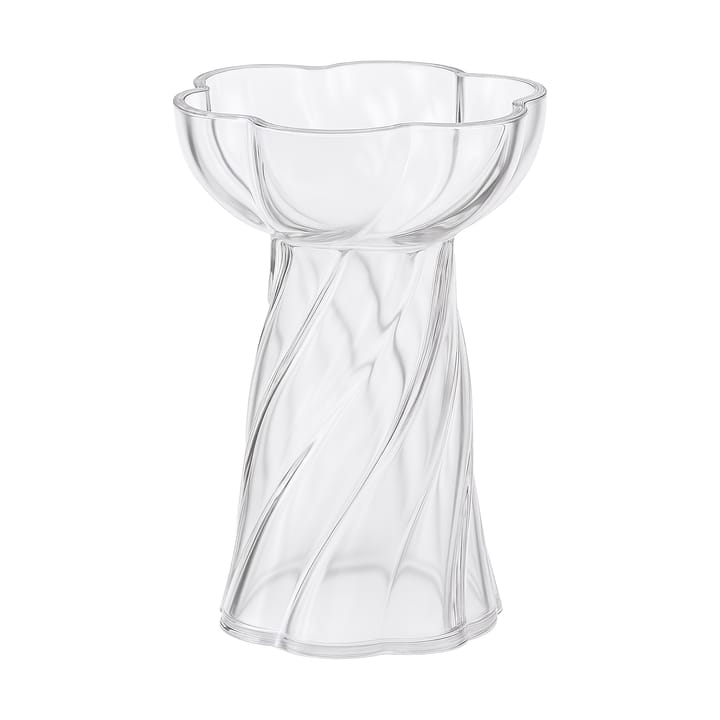 Wazon Twist Bulb 16 cm - Przezroczysty - Cooee Design
