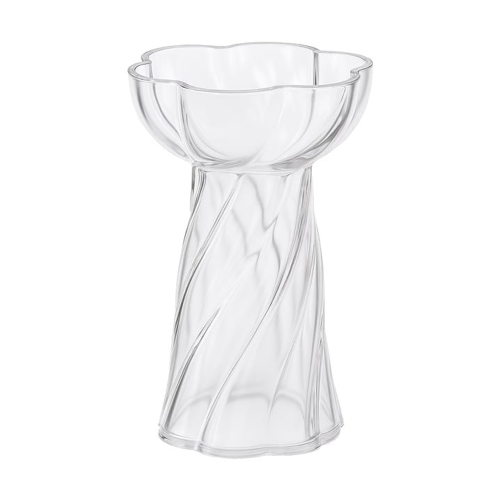 Wazon Twist Bulb 19 cm - Przezroczysty - Cooee Design