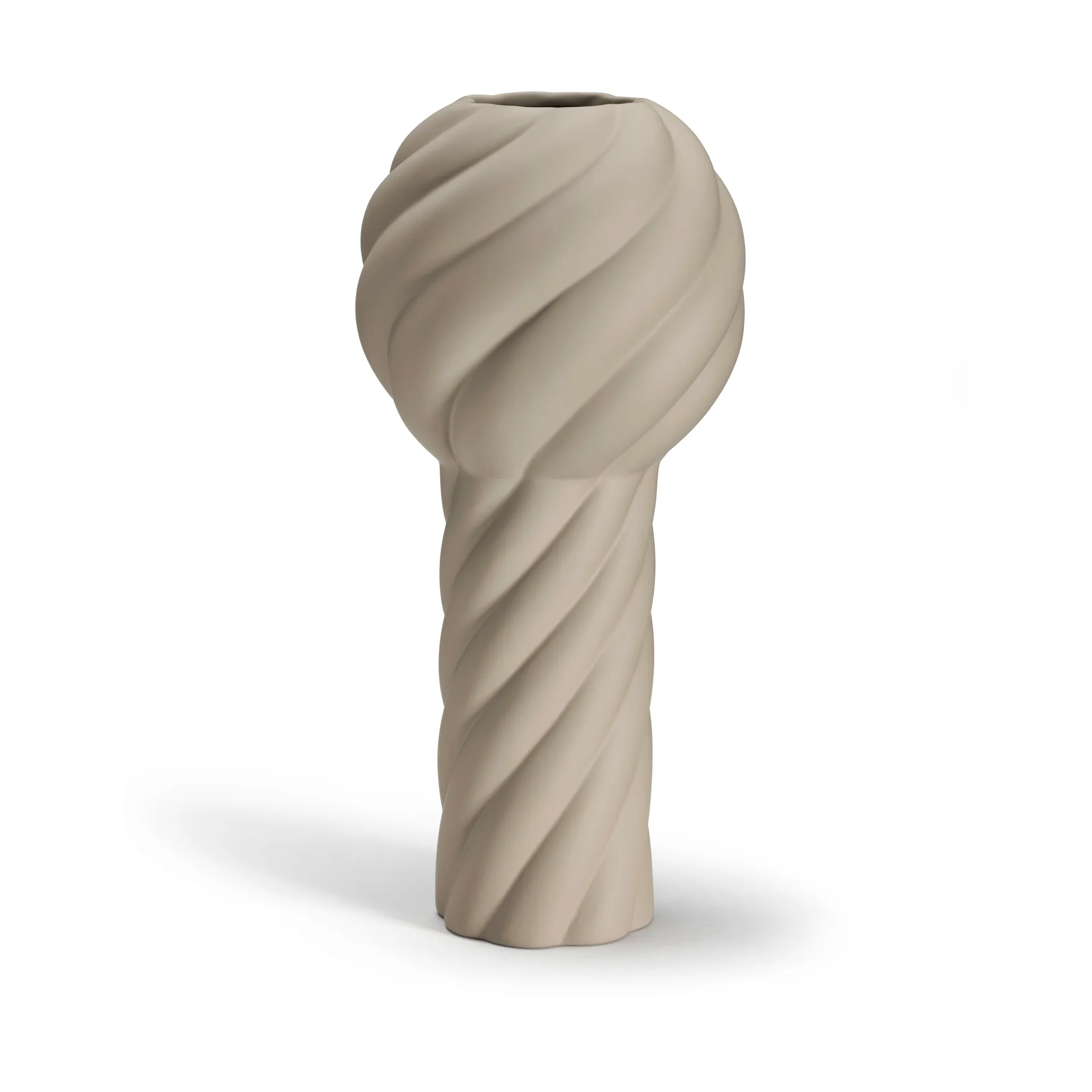 Wazon Twist pillar 34 cm, Sand Cooee Design