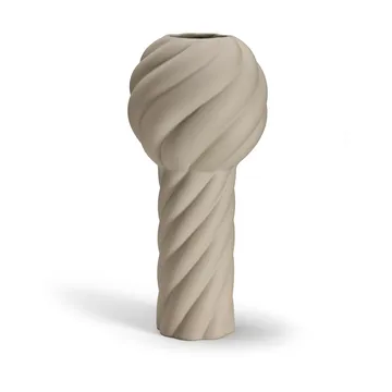 Wazon Twist pillar 34 cm - Sand - Cooee Design