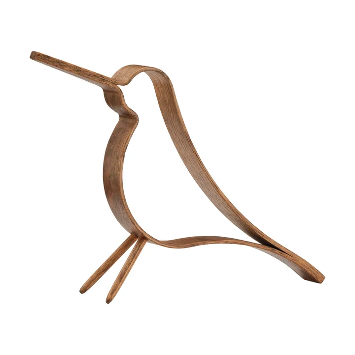 Woody Bird duży - Dąb bejcowany na ciemno - Cooee Design