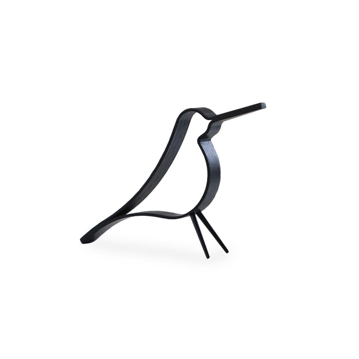 Woody Bird mały - Dąb barwiony na czarno - Cooee Design