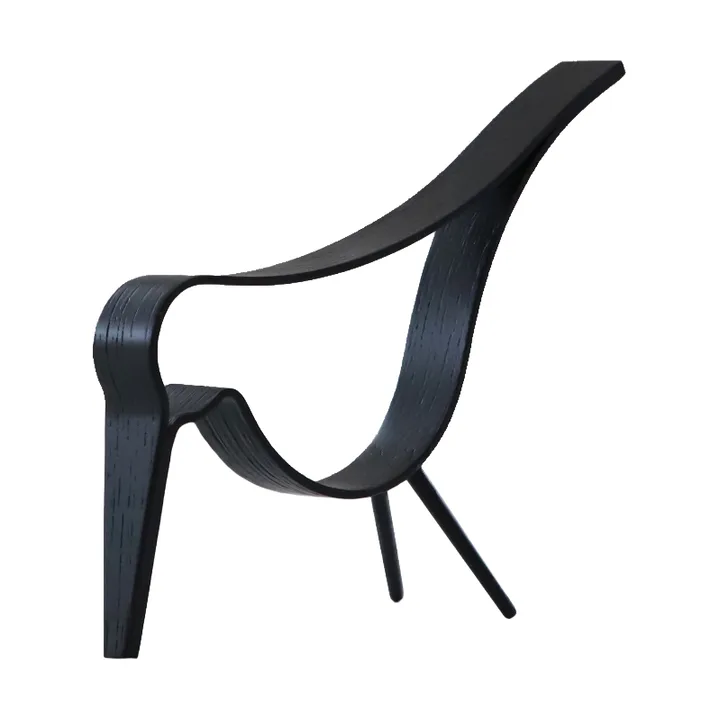 Woody Bird średni - Dąb barwiony na czarno - Cooee Design