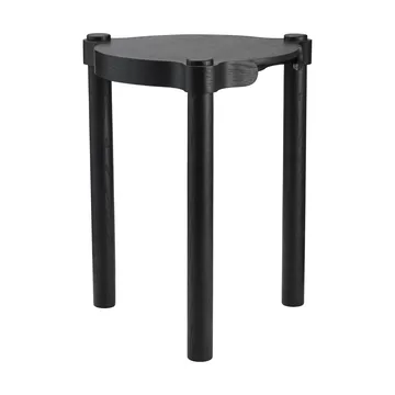 Woody stołek - Dąb bejcowany na czarno - Cooee Design