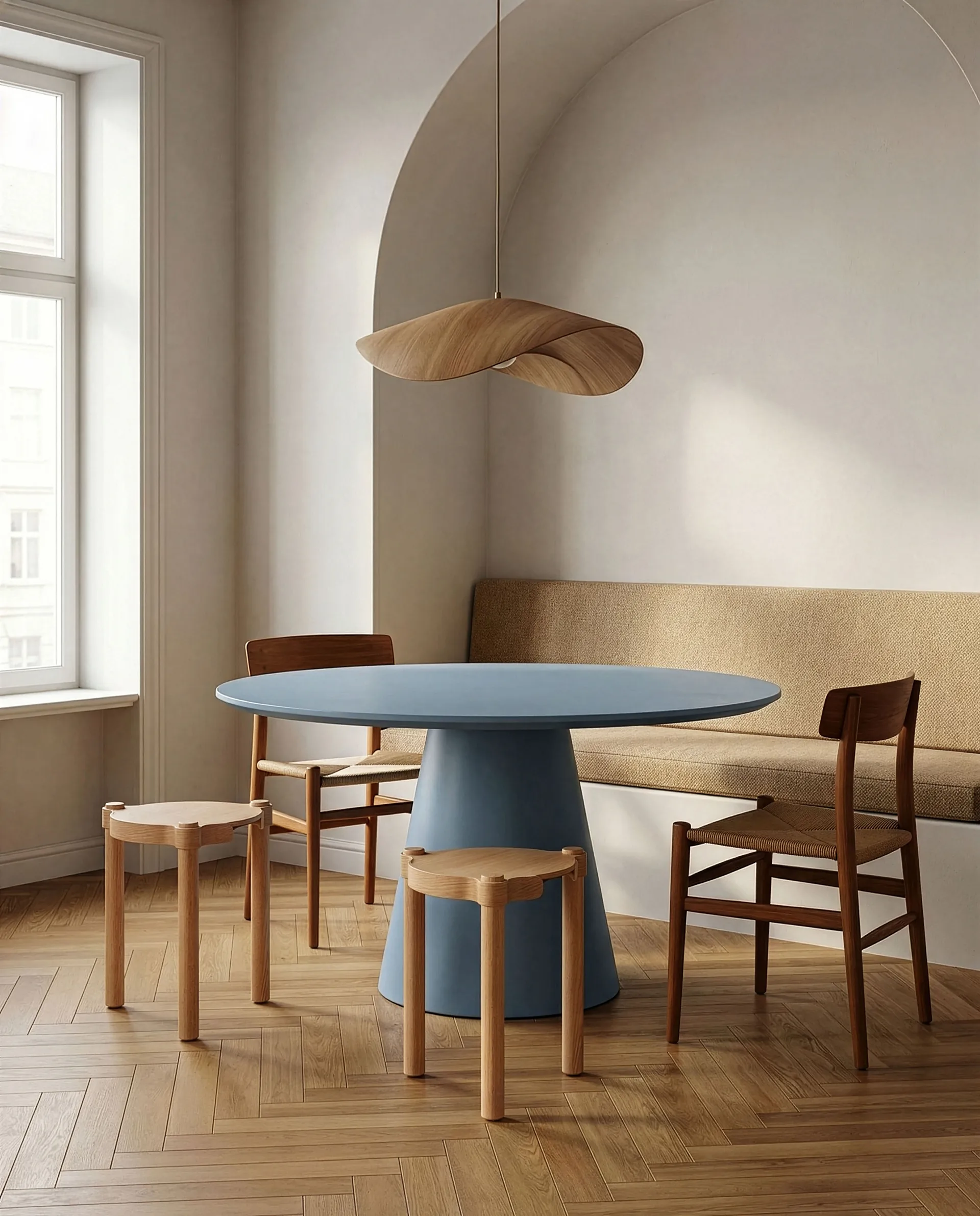 Woody stołek, Dąb Cooee Design
