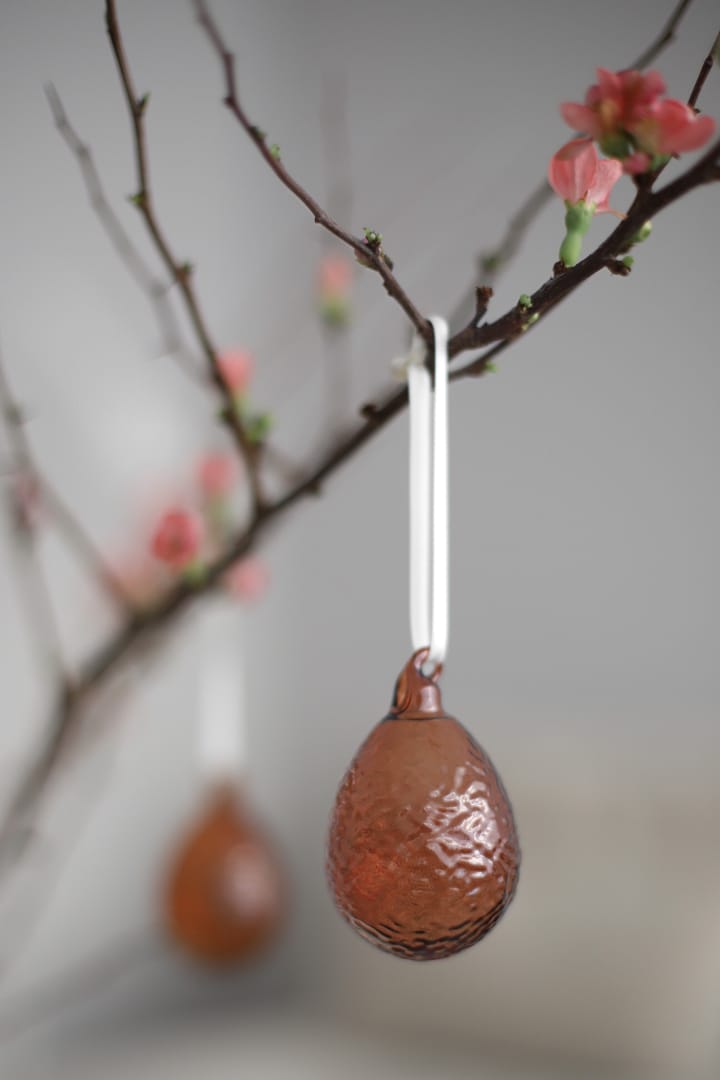Zawieszka wielkanocna Gry Jajko, 2-pak, Cognac Cooee Design
