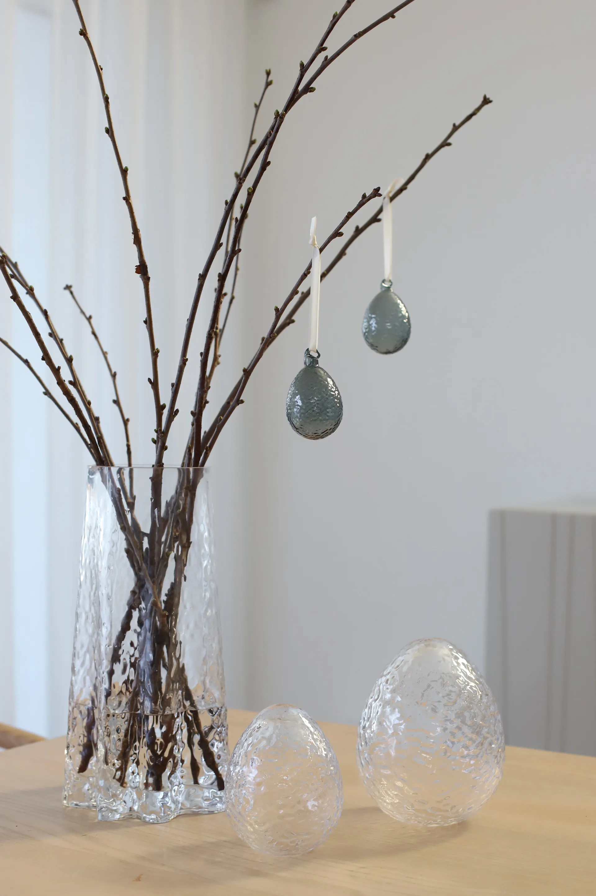 Zawieszka wielkanocna Gry Jajko, 2-pak, Smoke Cooee Design