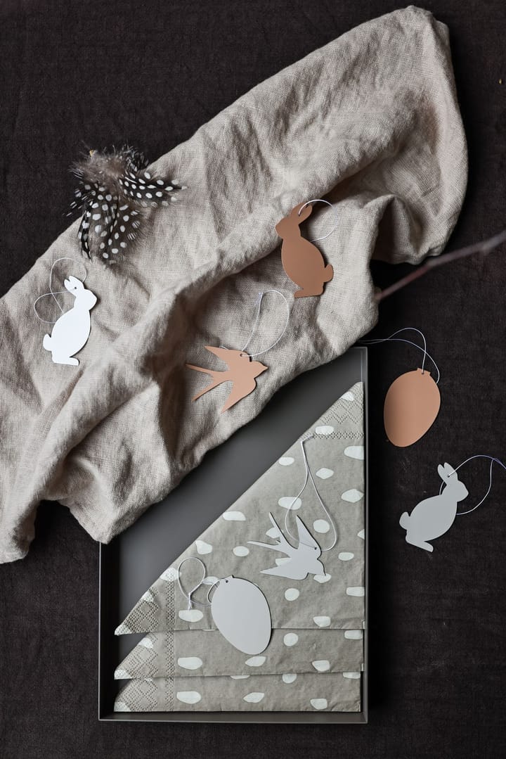 Zawieszka wielkanocna ptak Easter Deco 4-pak, Sand Cooee Design