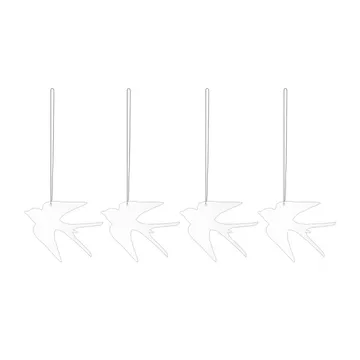 Zawieszka wielkanocna ptak Easter Deco 4-pak - White - Cooee Design