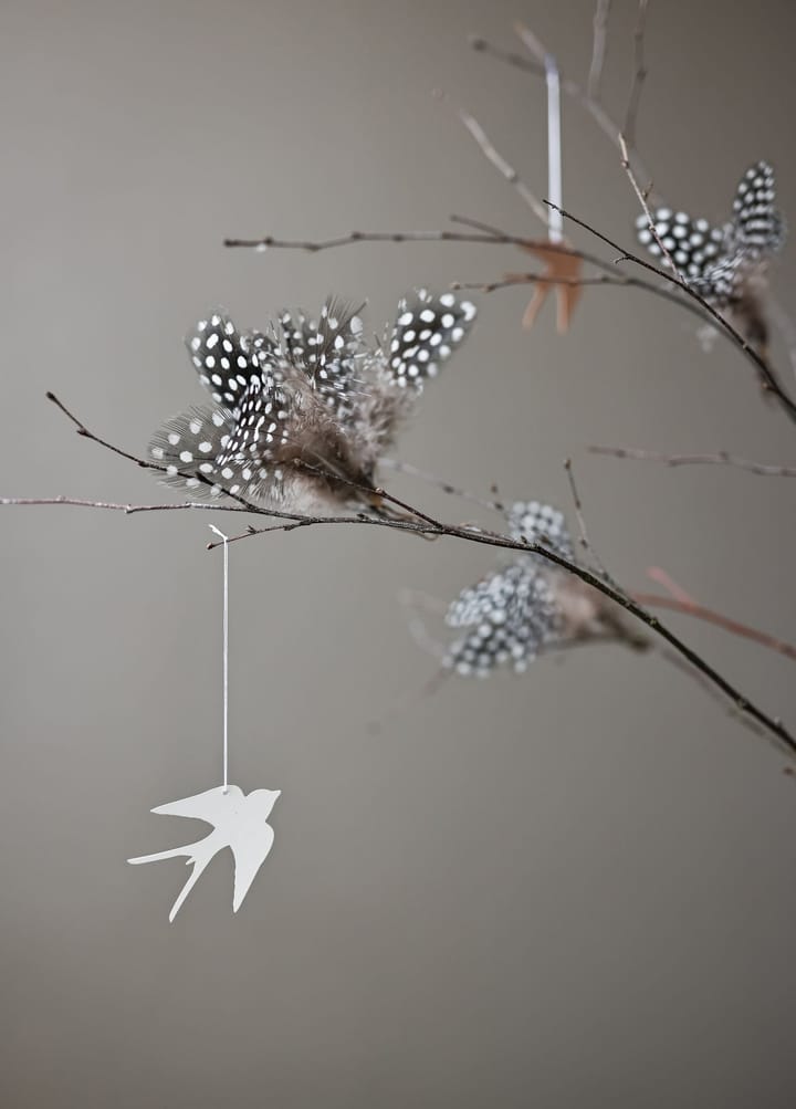 Zawieszka wielkanocna ptak Easter Deco 4-pak, White Cooee Design