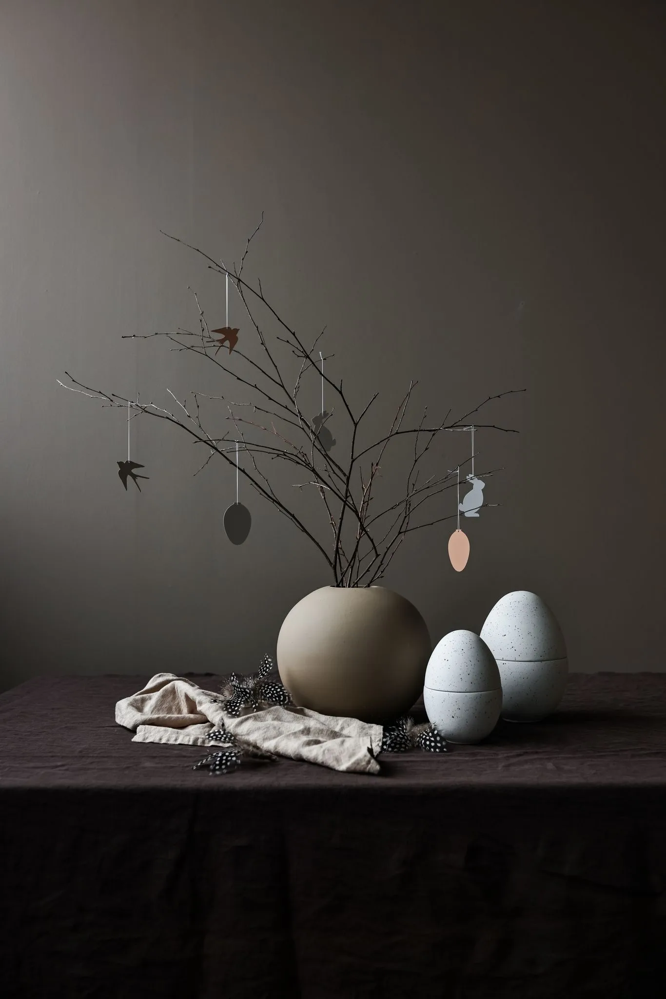 Zawieszka wielkanocna zając Easter Deco 4-pak, Sand Cooee Design