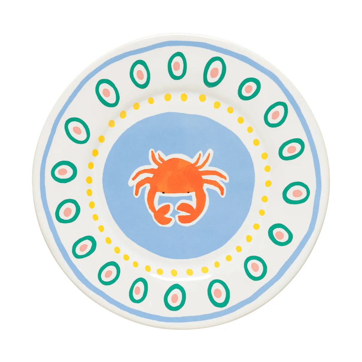 Talerz deserowy Summer Bliss, Crab, Ø22 cm Costa Nova