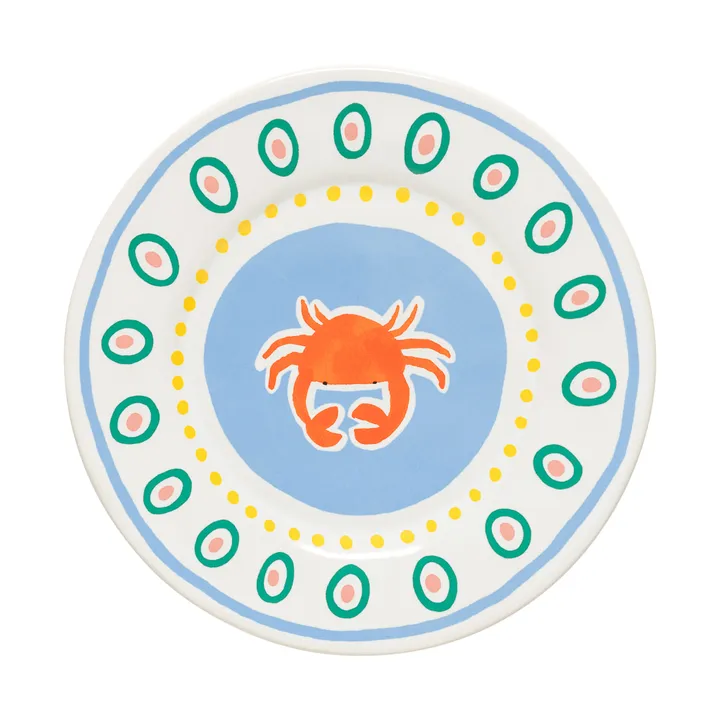 Talerz deserowy Summer Bliss - Crab, Ø22 cm - Costa Nova