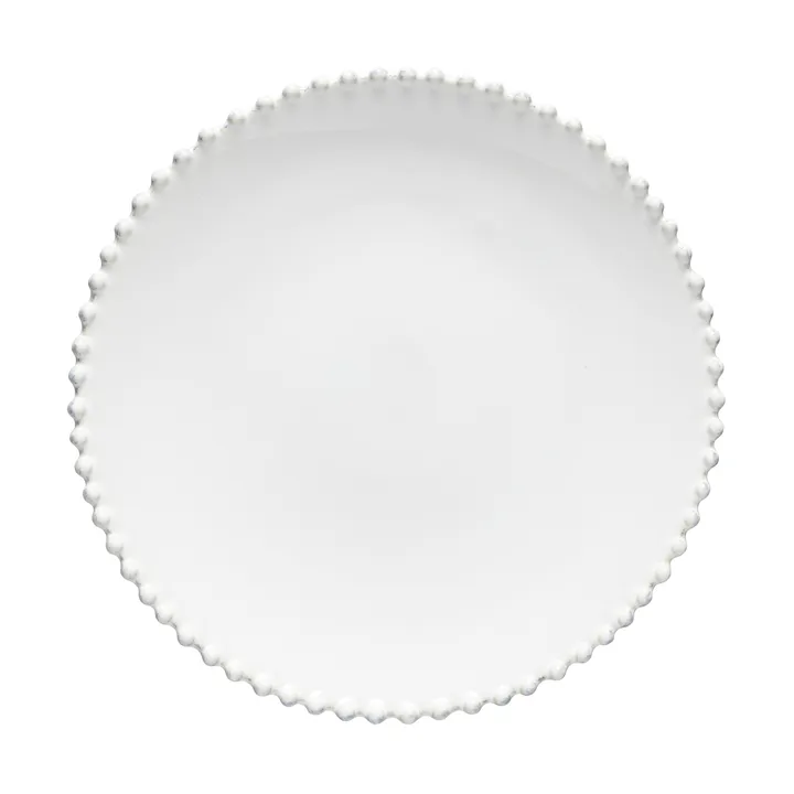 Talerz obiadowy Pearl - Biały, Ø28 cm - Costa Nova