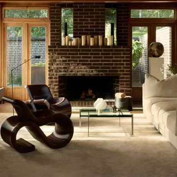 Fotel lounge Éclair chair - Cherry - Crème Atelier