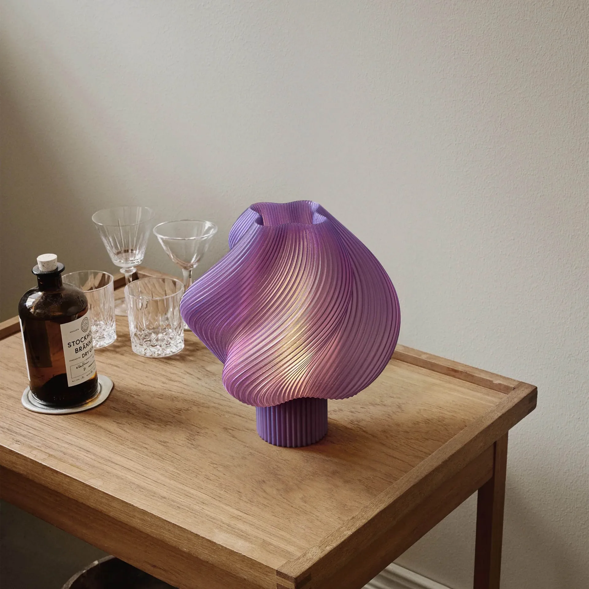 Soft Serve lampa stołowa, Lavender sorbet, Regular, 26 cm Crème Atelier