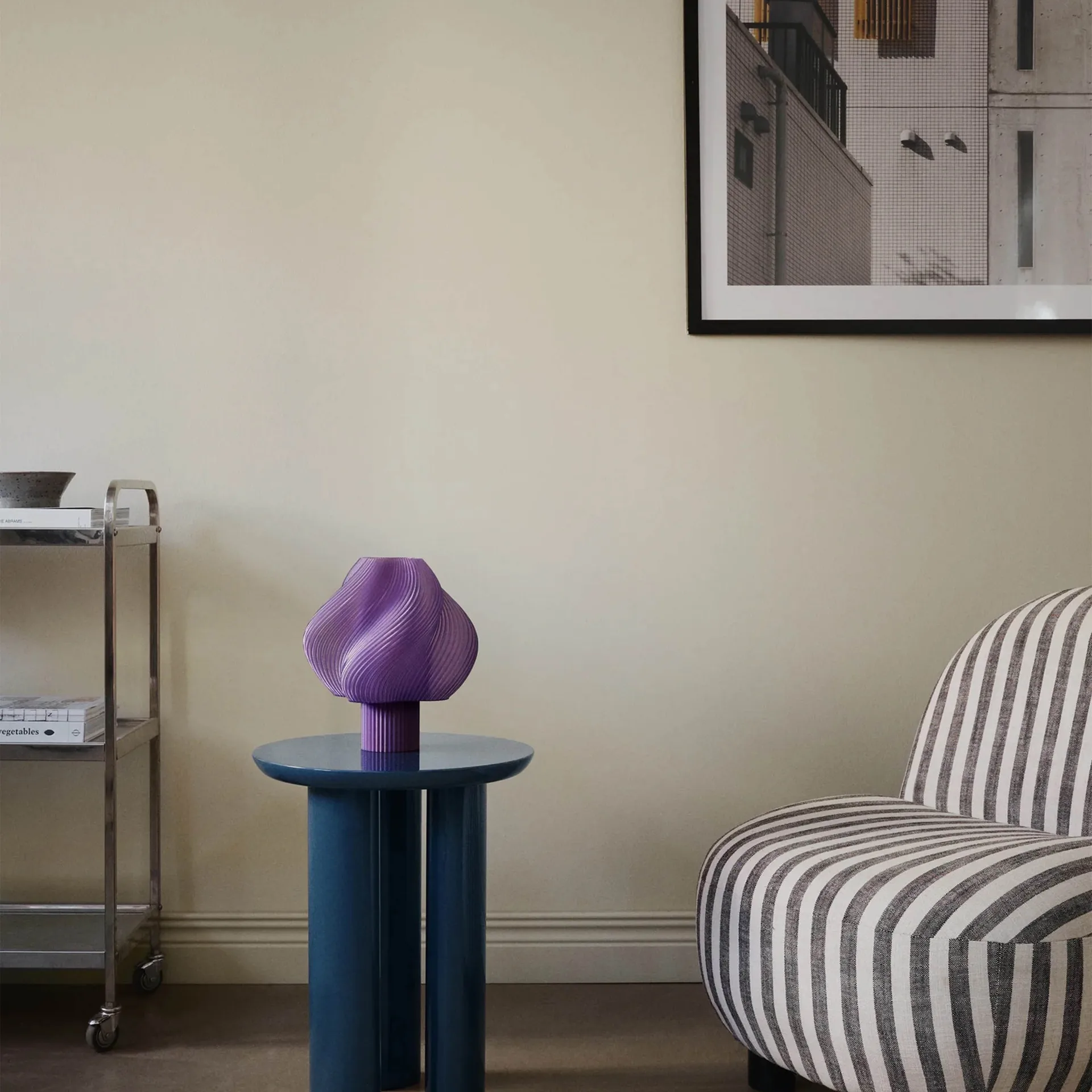 Soft Serve lampa stołowa, Lavender sorbet, Regular, 26 cm Crème Atelier