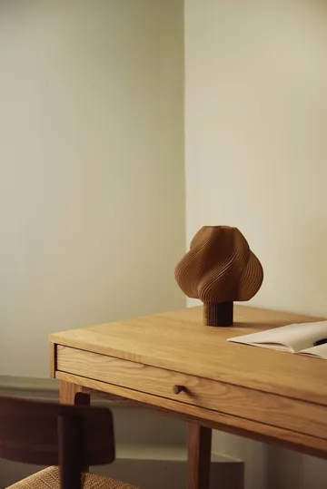 Soft Serve lampa stołowa przenośna - Caramel, 23 cm - Crème Atelier