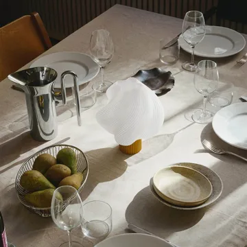 Soft Serve lampa stołowa przenośna  - Cloudberry, 23 cm - Crème Atelier