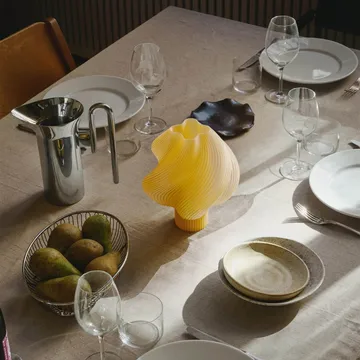 Soft Serve lampa stołowa przenośna  - Limoncello sorbet, 23 cm - Crème Atelier