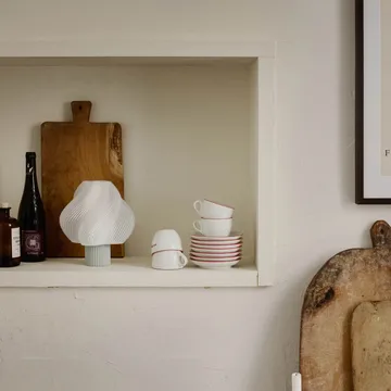 Soft Serve lampa stołowa przenośna  - Matcha, 23 cm - Crème Atelier