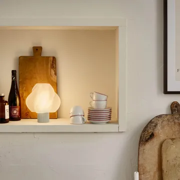 Soft Serve lampa stołowa przenośna  - Vanilla bean, 23 cm - Crème Atelier