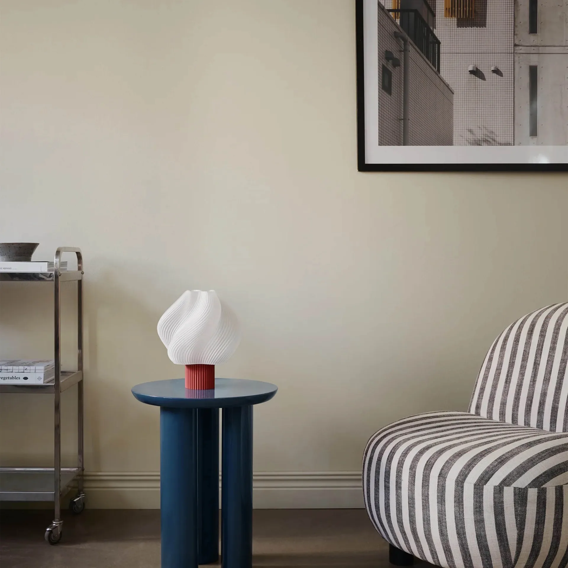 Soft Serve lampa stołowa, Rhubarb, Regular, 26 cm Crème Atelier