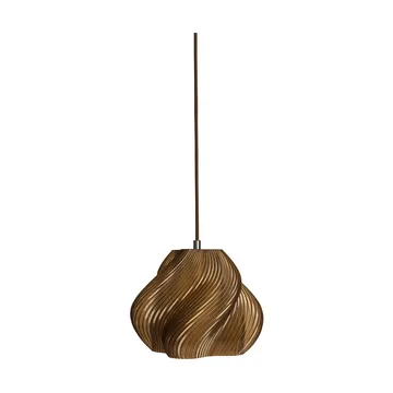 Soft Serve lampa wisząca - Caramel-chrome, 01, 20 cm - Crème Atelier