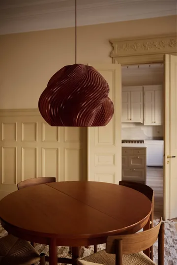 Soft Serve lampa wisząca - Cherry-chrome, Mega, 60 cm - Crème Atelier