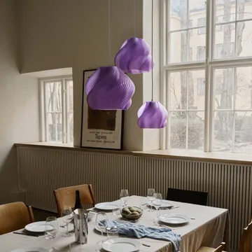 Soft Serve lampa wisząca - Lavender sorbet-brass, 01, 20 cm - Crème Atelier