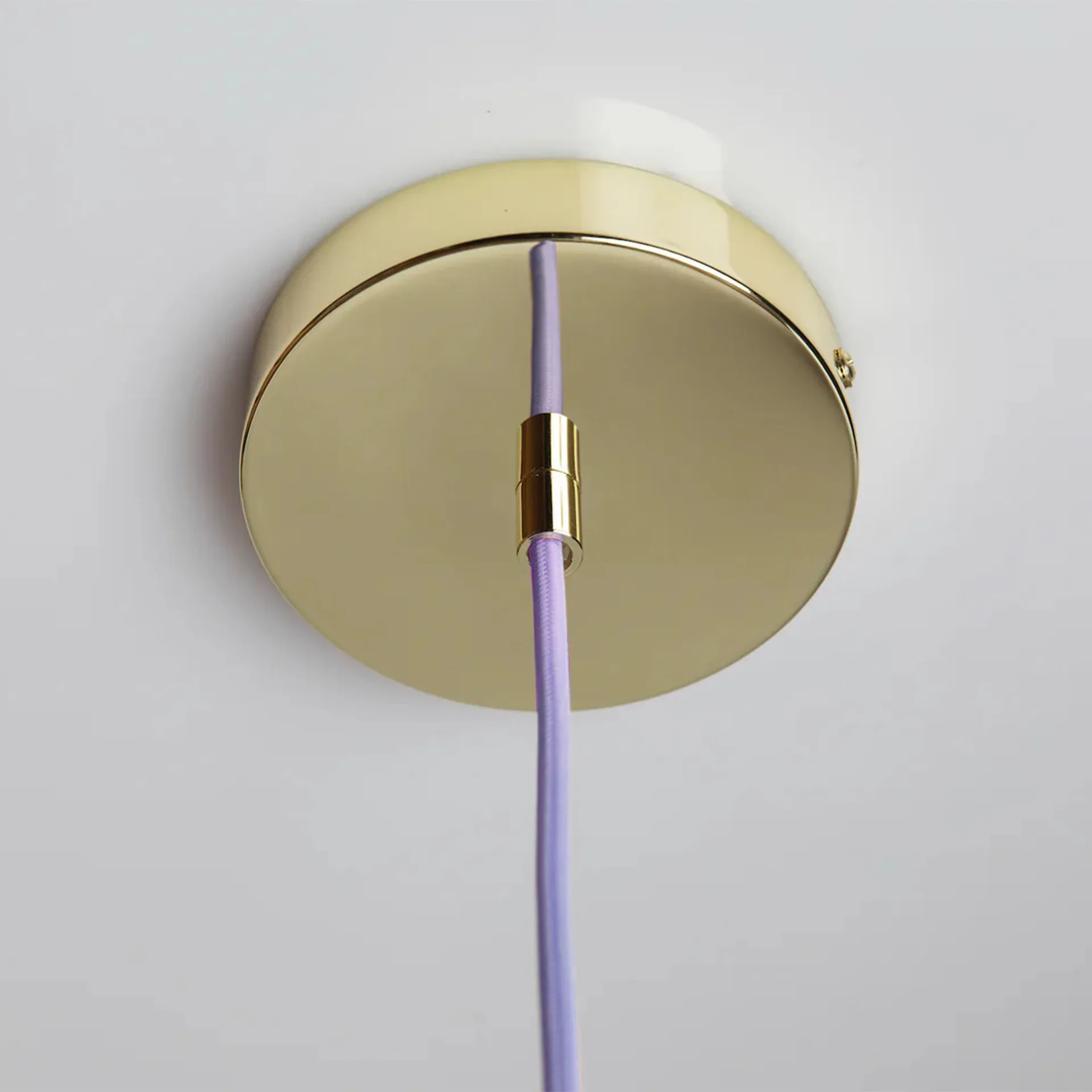Soft Serve lampa wisząca, Lavender sorbet-brass, 02, 25 cm Crème Atelier
