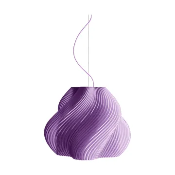 Soft Serve lampa wisząca - Lavender sorbet-chrome, Mega, 60 cm - Crème Atelier