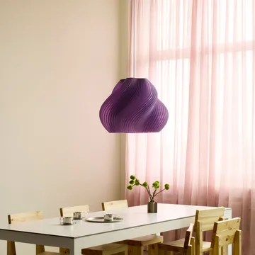 Soft Serve lampa wisząca - Lavender sorbet-chrome, Mega, 60 cm - Crème Atelier
