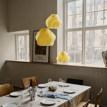 Soft Serve lampa wisząca - Limoncello sorbet-brass, 03, 30 cm - Crème Atelier