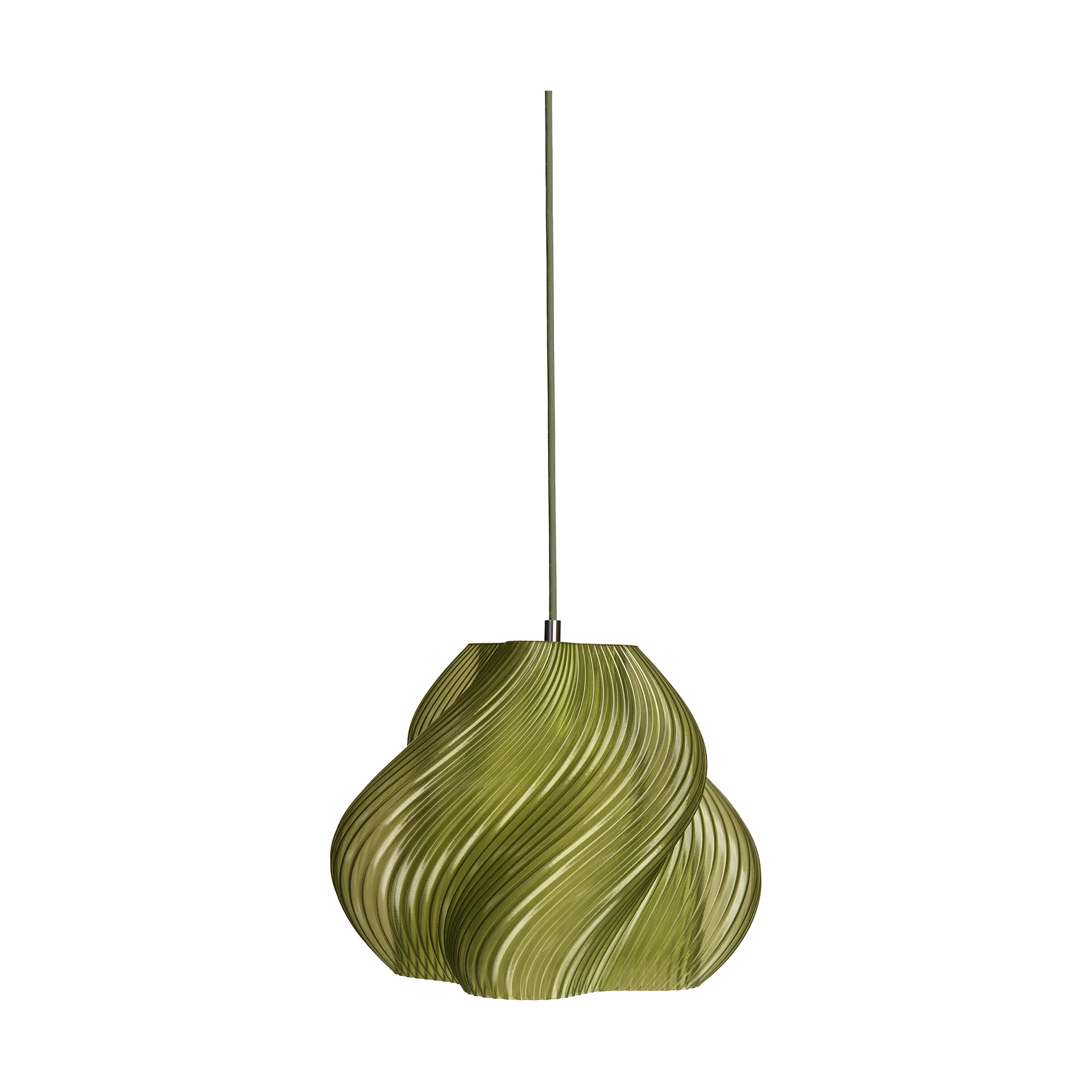 Soft Serve lampa wisząca, Olive-chrome, 02, 25 cm Crème Atelier