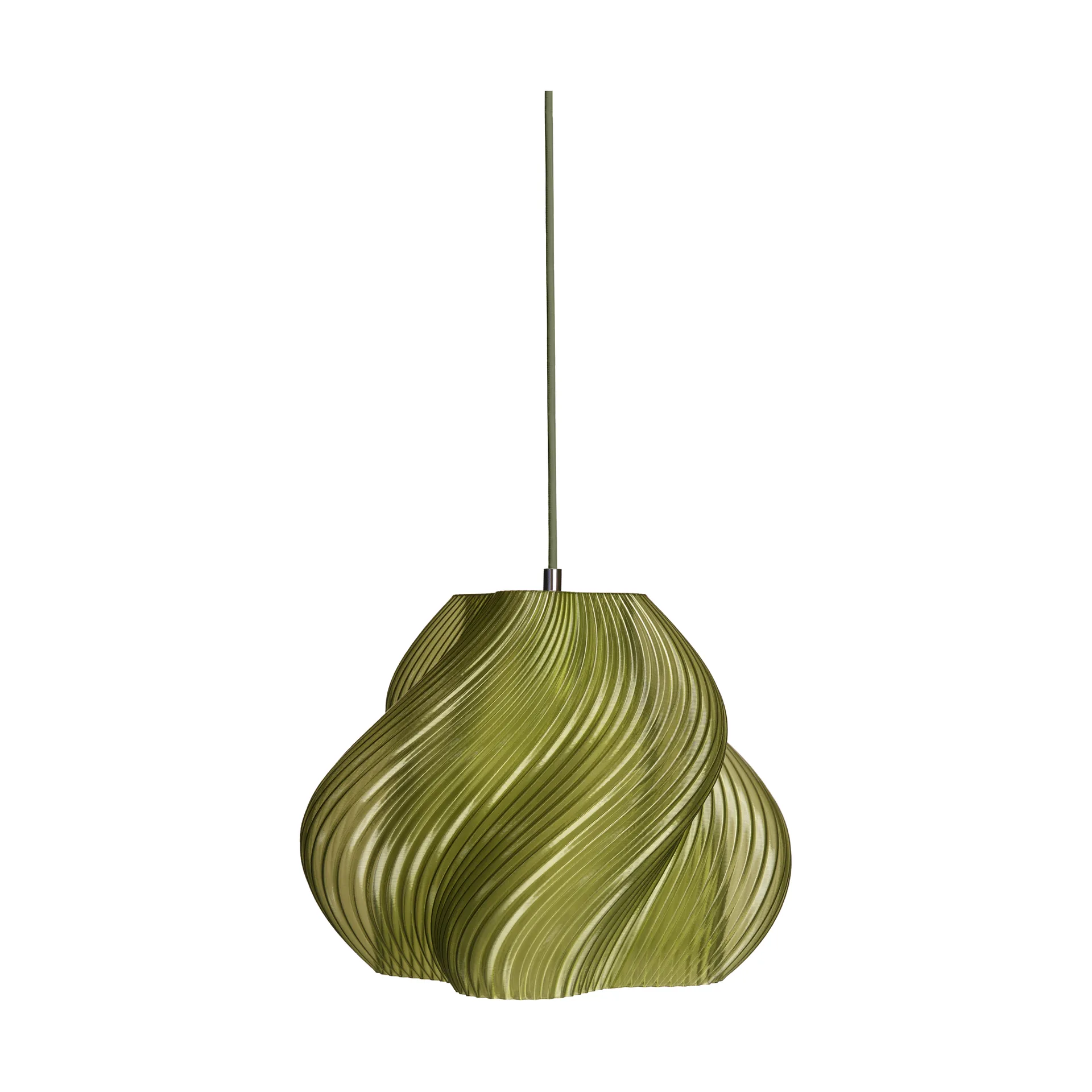 Soft Serve lampa wisząca, Olive-chrome, 03, 30 cm Crème Atelier