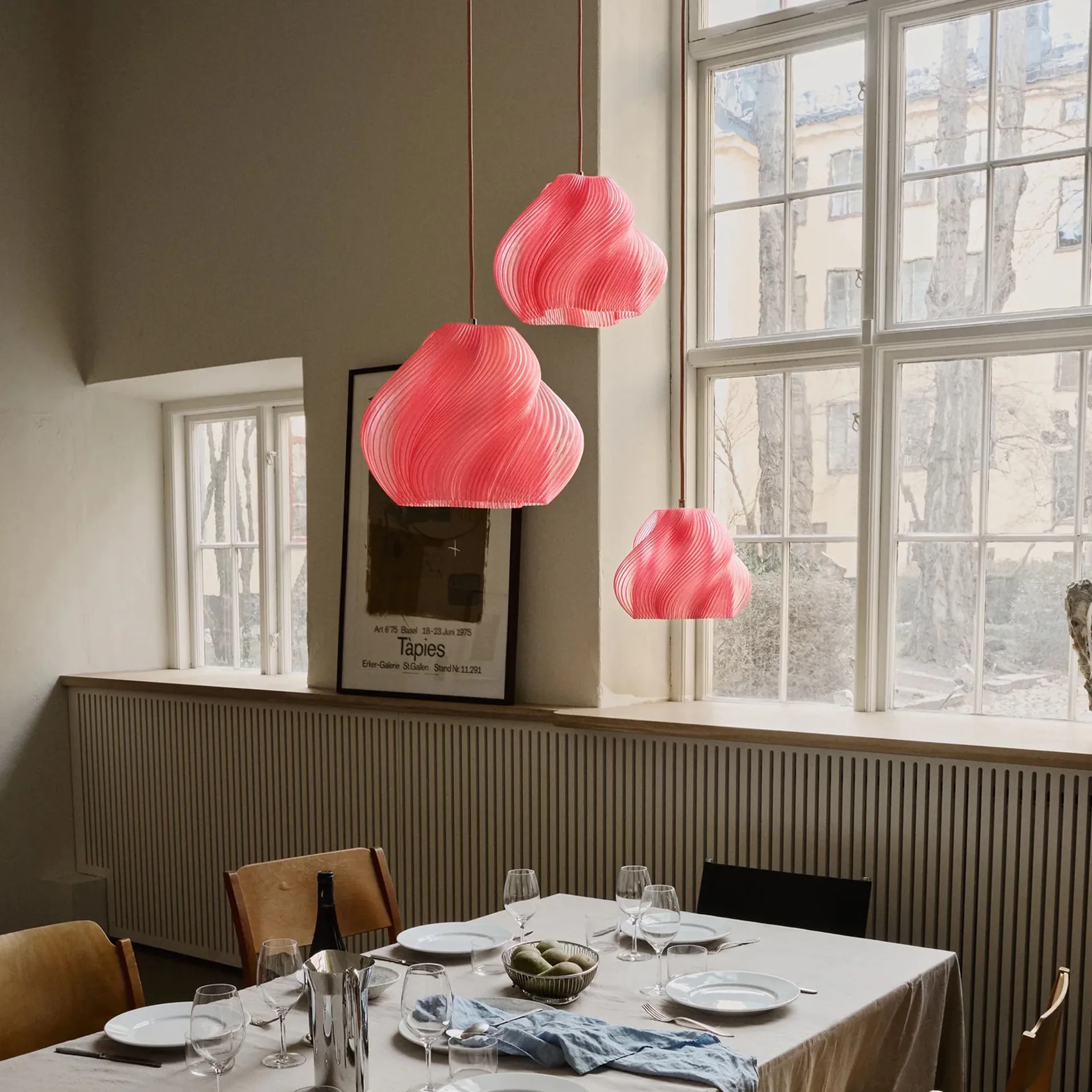 Soft Serve lampa wisząca, Peach sorbet-brass, 01, 20 cm Crème Atelier