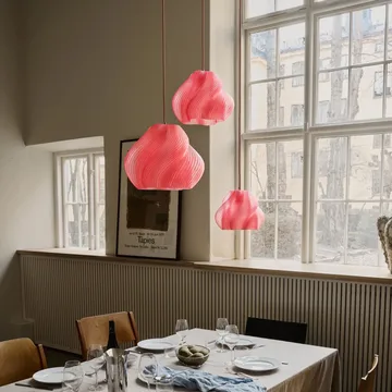 Soft Serve lampa wisząca - Peach sorbet-brass, 03, 30 cm - Crème Atelier