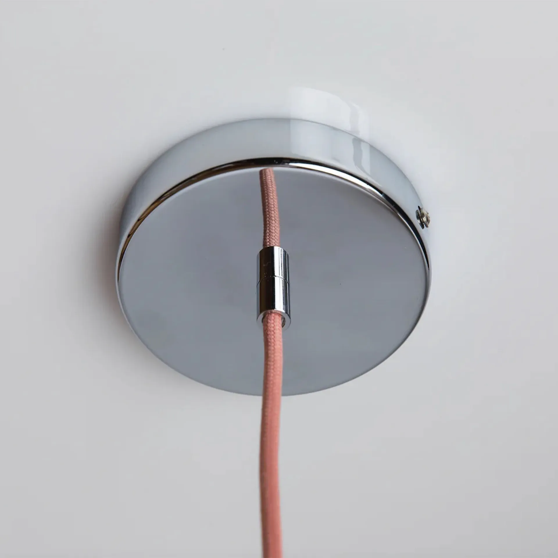 Soft Serve lampa wisząca, Peach sorbet-chrome, 02, 25 cm Crème Atelier