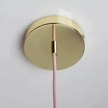 Soft Serve lampa wisząca - Rose sorbet-brass, 01, 20 cm - Crème Atelier