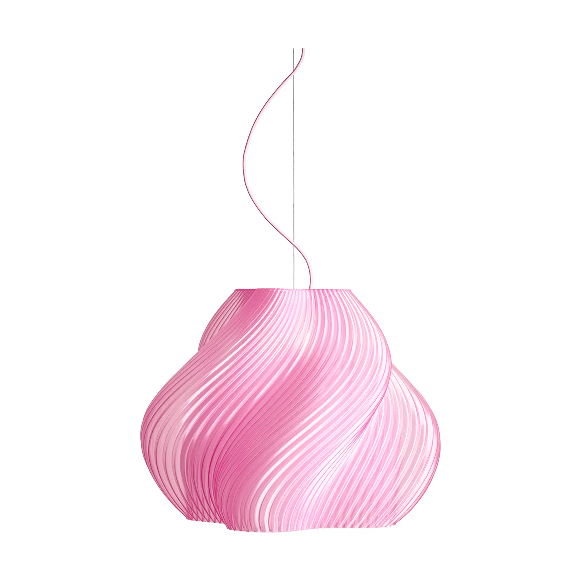 Soft Serve lampa wisząca, Rose sorbet-brass, Mega, 60 cm Crème Atelier