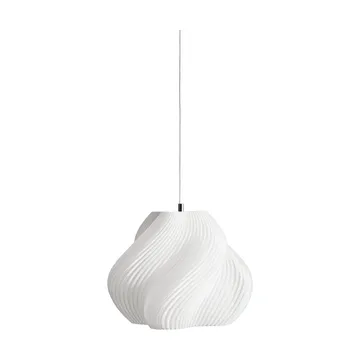 Soft Serve lampa wisząca - White-brass, 02, 25 cm - Crème Atelier