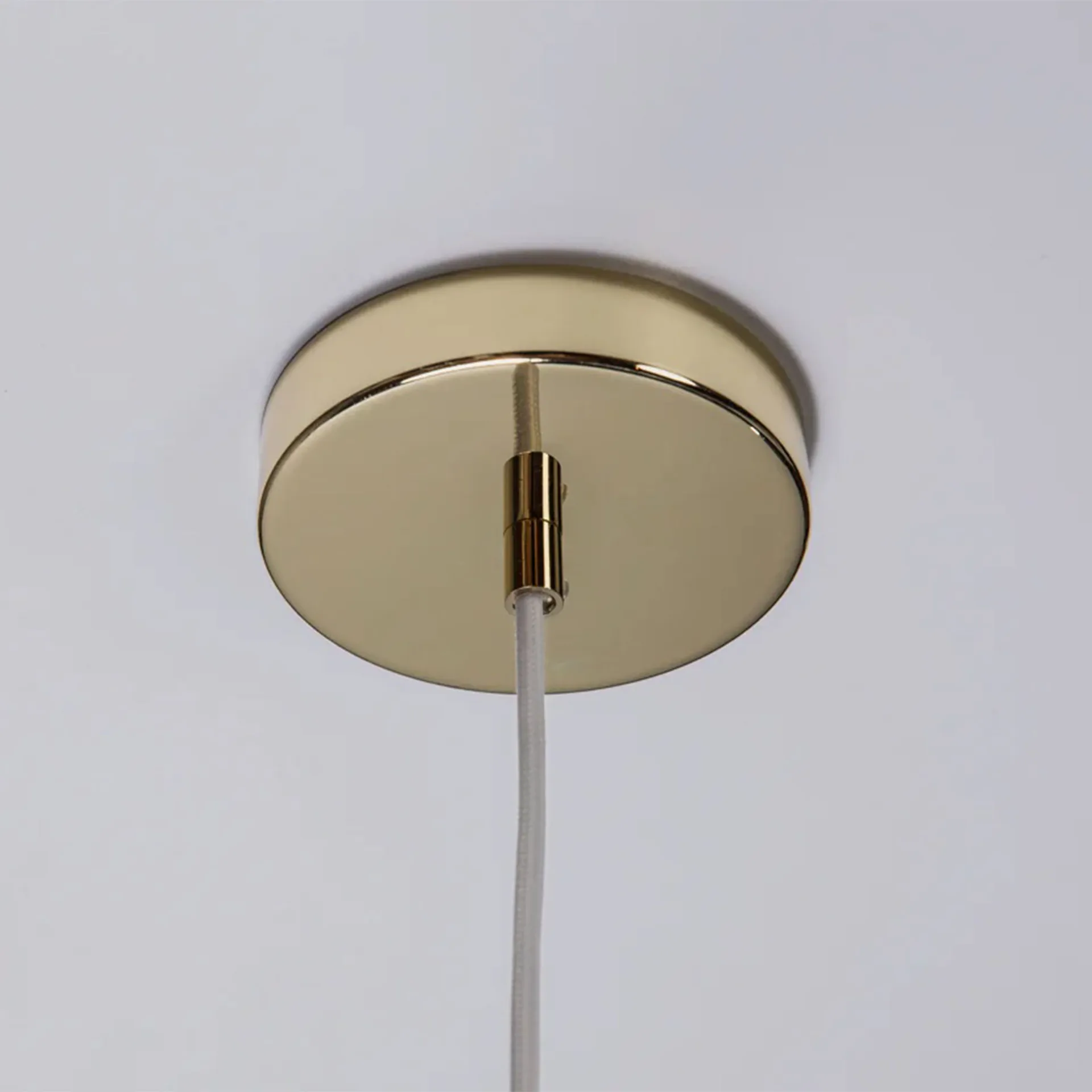 Soft Serve lampa wisząca, White-brass, 02, 25 cm Crème Atelier