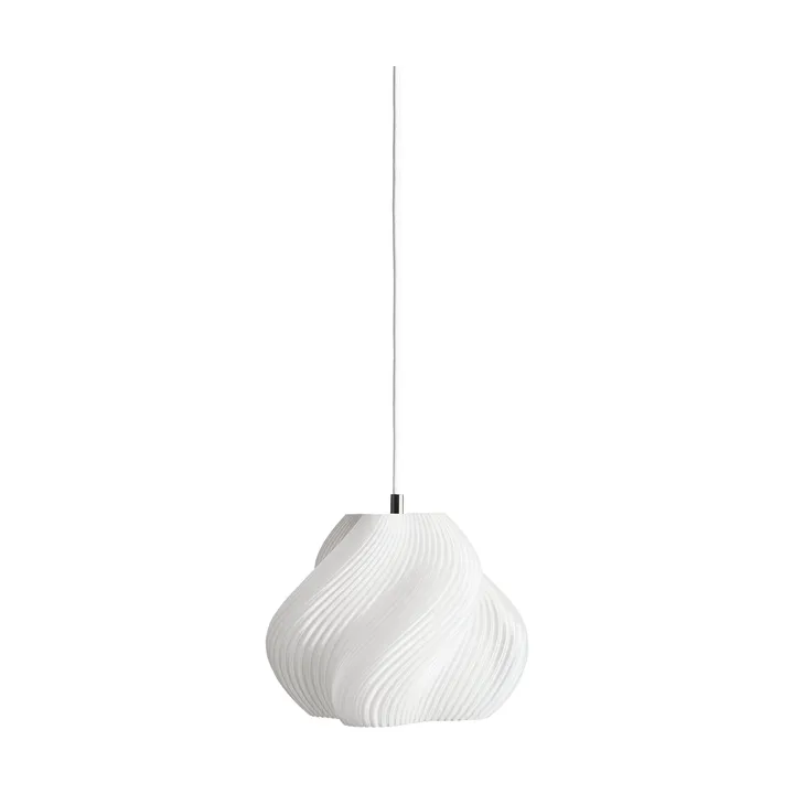 Soft Serve lampa wisząca - White-chrome, 01, 20 cm - Crème Atelier